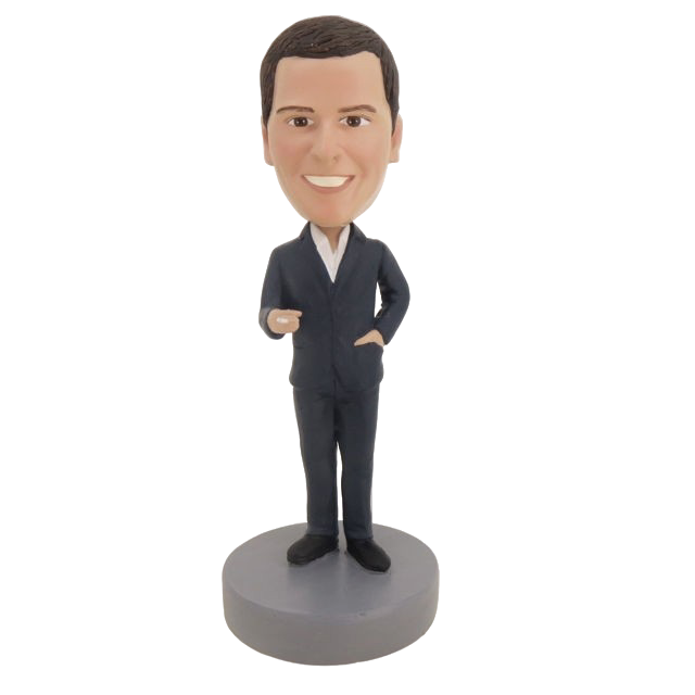 Picture of Custom Bobblehead Doll: Officer With One Hand in Pocket