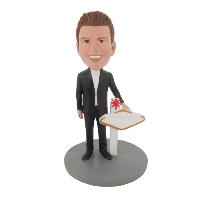 Picture of Custom Bobblehead Doll: Man on Rostrum