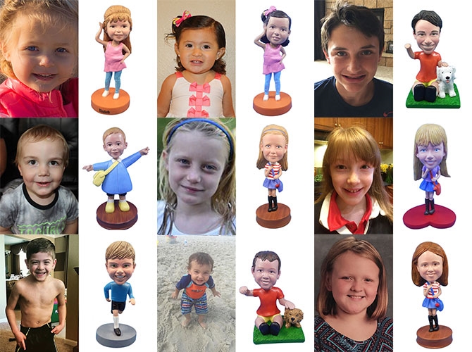 Children Custom Bobbleheads Gallery