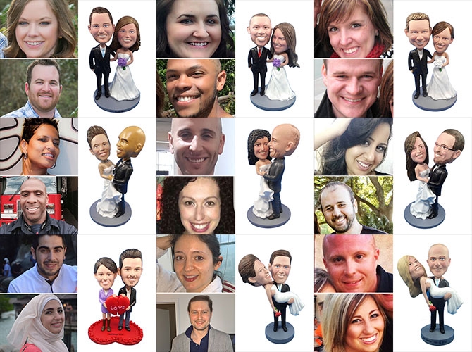 Wedding Custom Bobbleheads Gallery