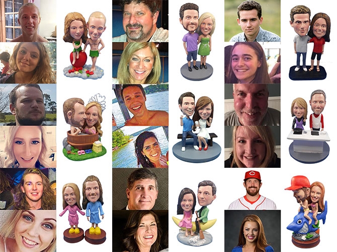 Couple Custom Bobbleheads Gallery