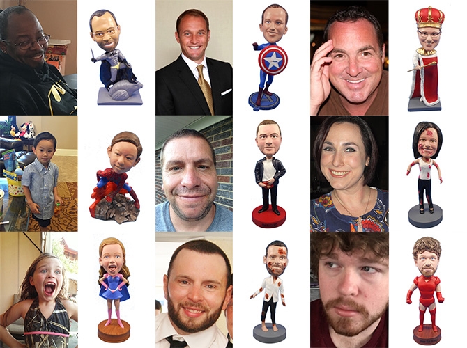 Fictional Custom Bobbleheads Gallery
